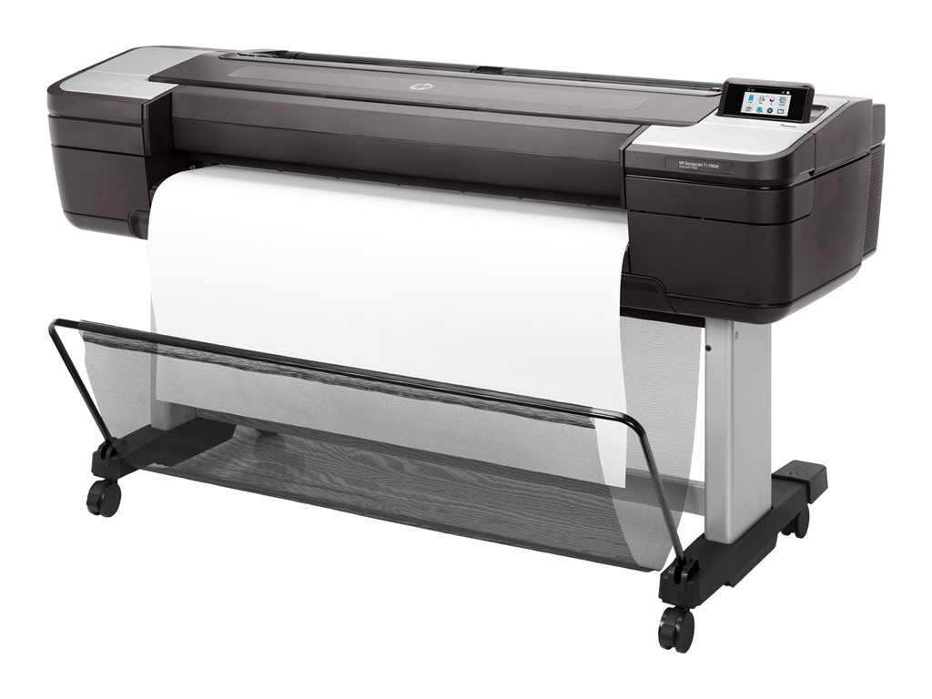HP DesignJet T1700dr - 1118 mm (44") Großformatdrucker - Farbe - Tintenstrahl - 1118 x 1676 mm - 2400 x 1200 dpi - bis zu 0.55 Min. / Seite - Gigabit LAN, USB-Host - Cutter